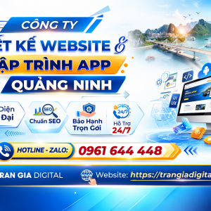 C&ocirc;ng ty Thiết Kế Website, Lập Tr&igrave;nh App Tại Quảng Ninh | 0961644448 Trần Gia Digital