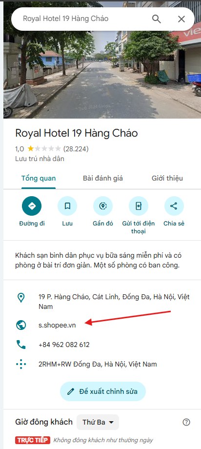 hình ảnh dự án đã triển khai dịch vụ Google Map