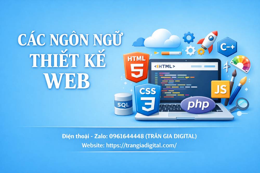 Top các ngôn ngữ thiết kế web phổ biến và đáng học nhất