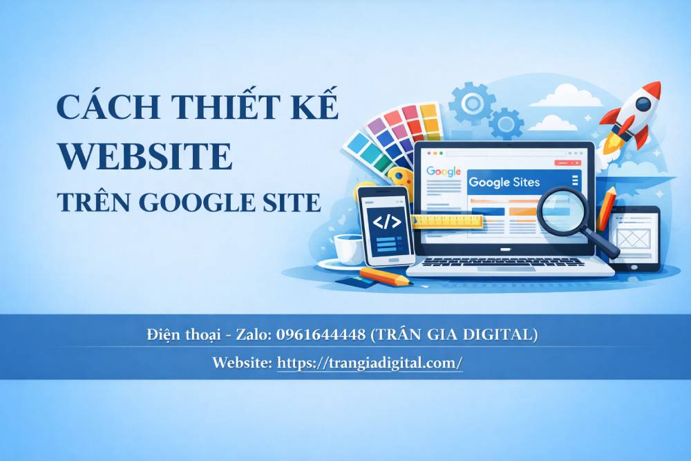Cách thiết kế website trên Google Site đơn giản, hiệu quả từ A-Z