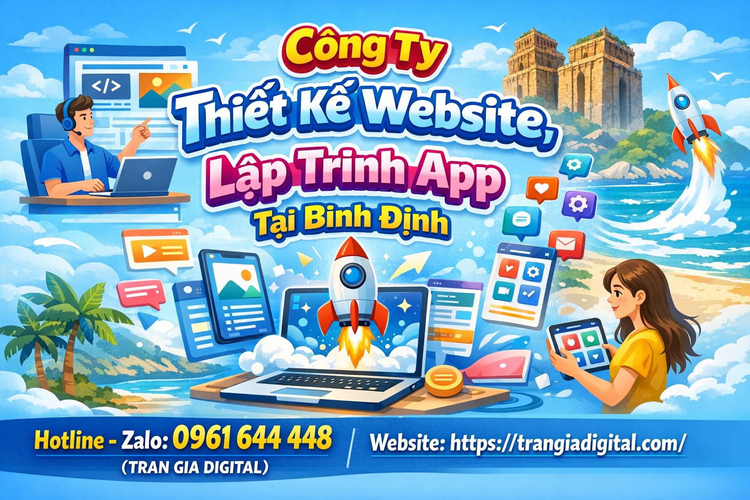 Công ty Thiết Kế Website, Lập Trình App Tại Bình Định