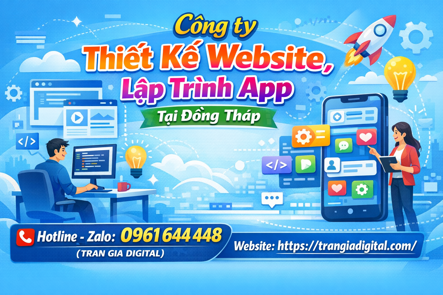 thiết kế website, lập trình app tại Đồng Tháp