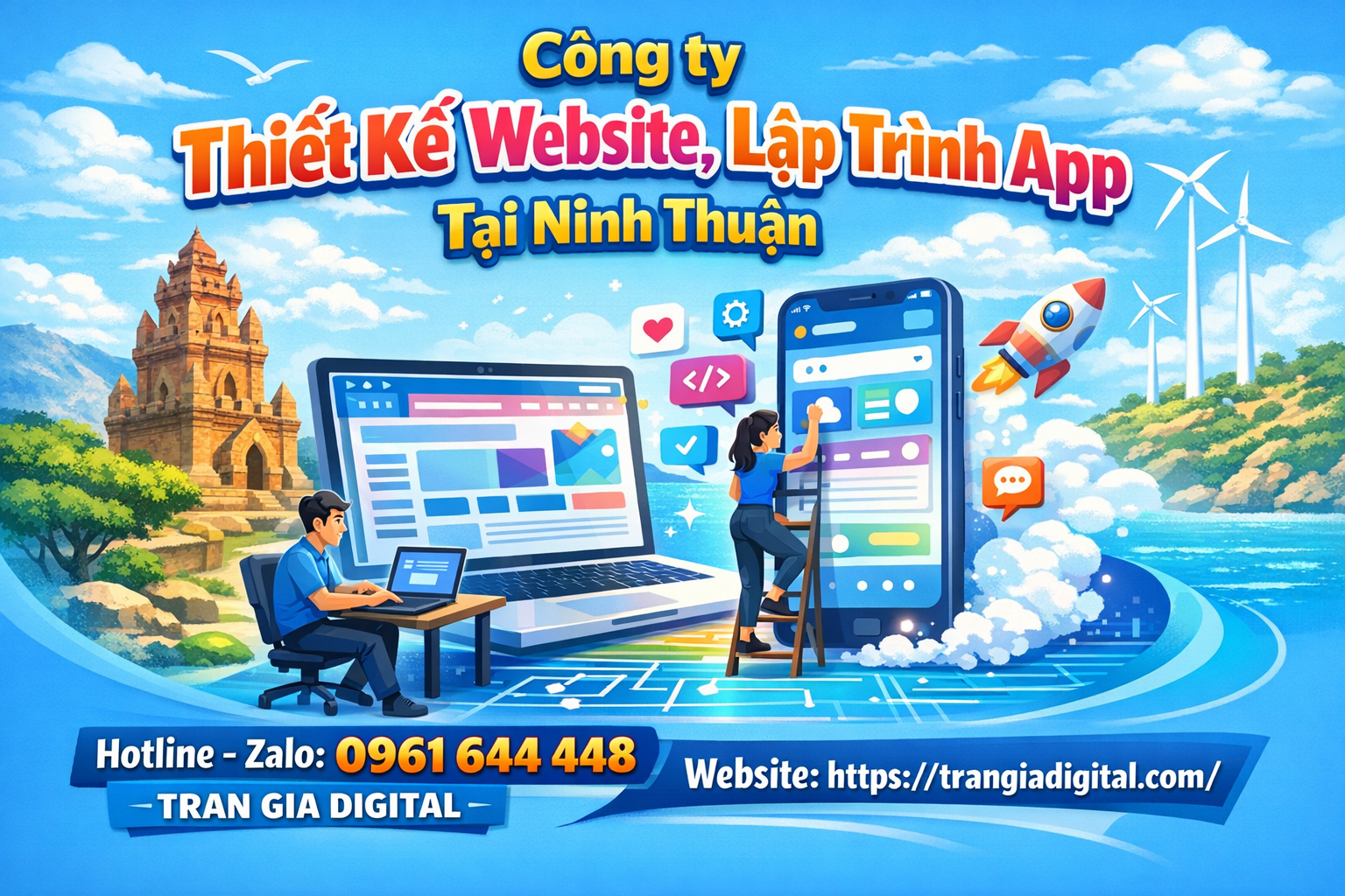 Công ty Thiết Kế Website, Lập Trình App Tại Ninh Thuận
