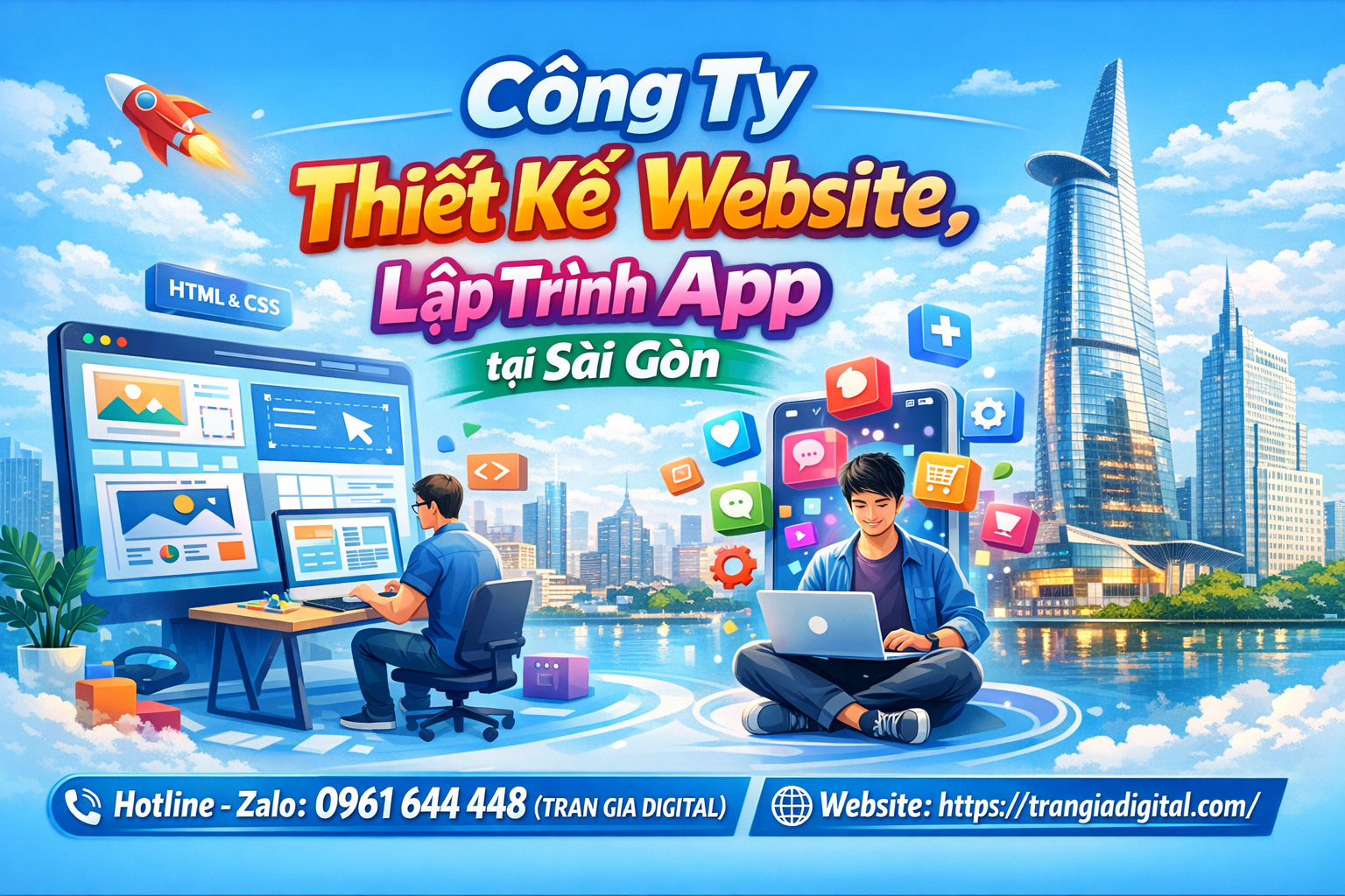 Công ty Thiết Kế Website, Lập Trình App Tại Sài Gòn