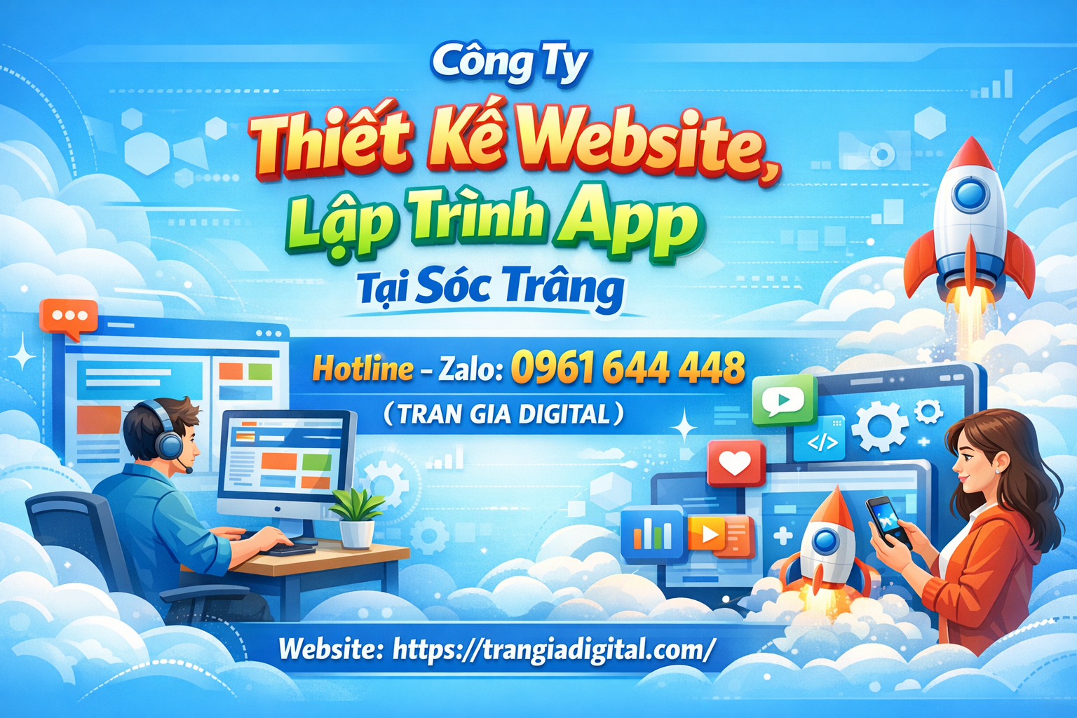 Công ty Thiết Kế Website, Lập Trình App Tại Sóc Trăng
