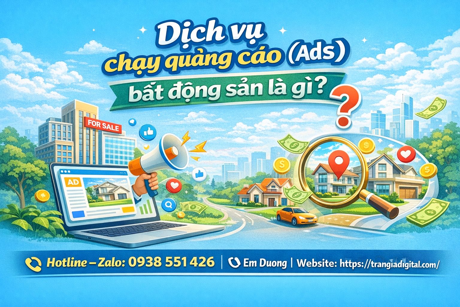 Dịch vụ chạy quảng cáo (Ads) bất động sản là gì?