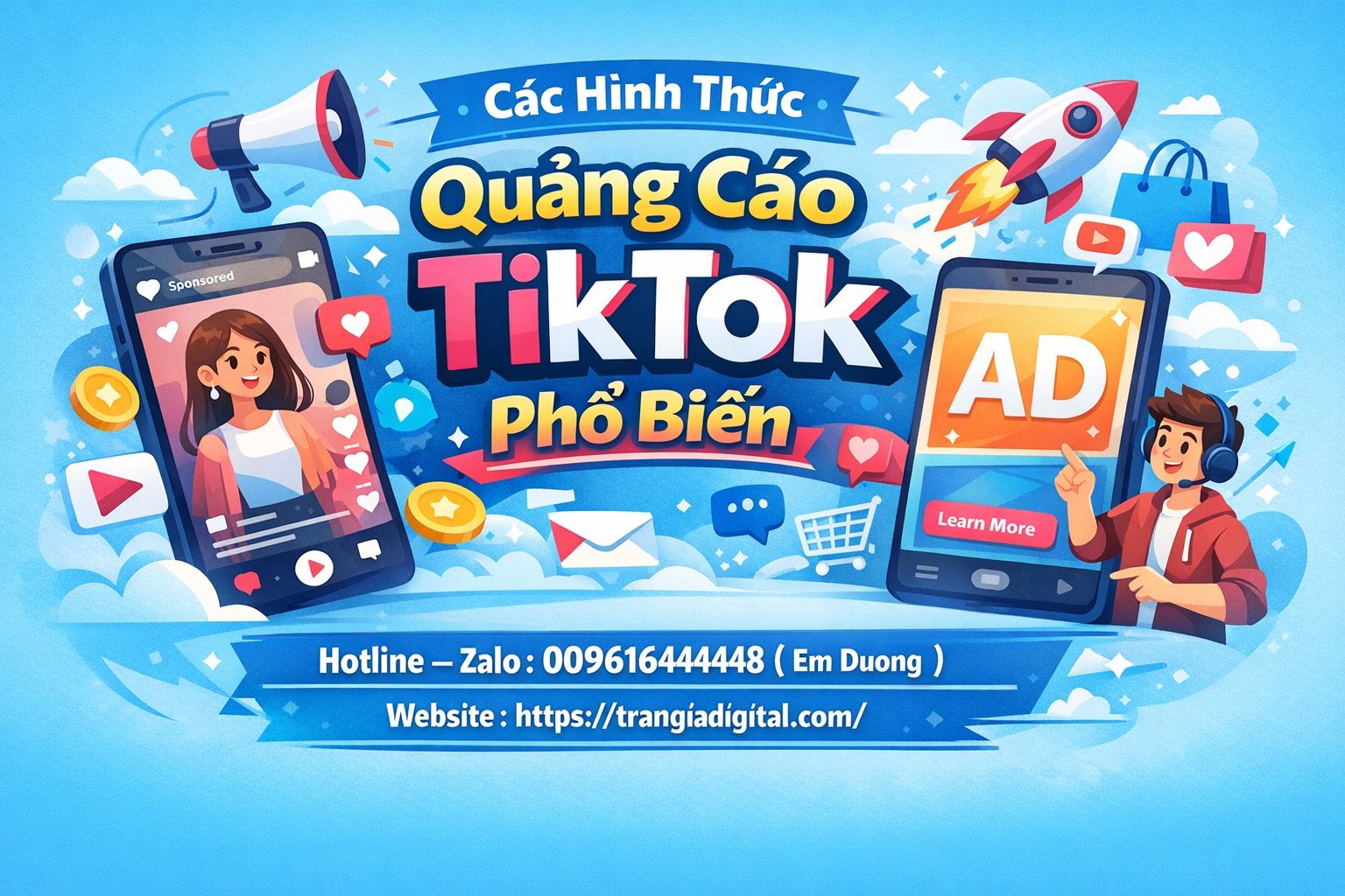 Các hình thức quảng cáo TikTok phổ biến