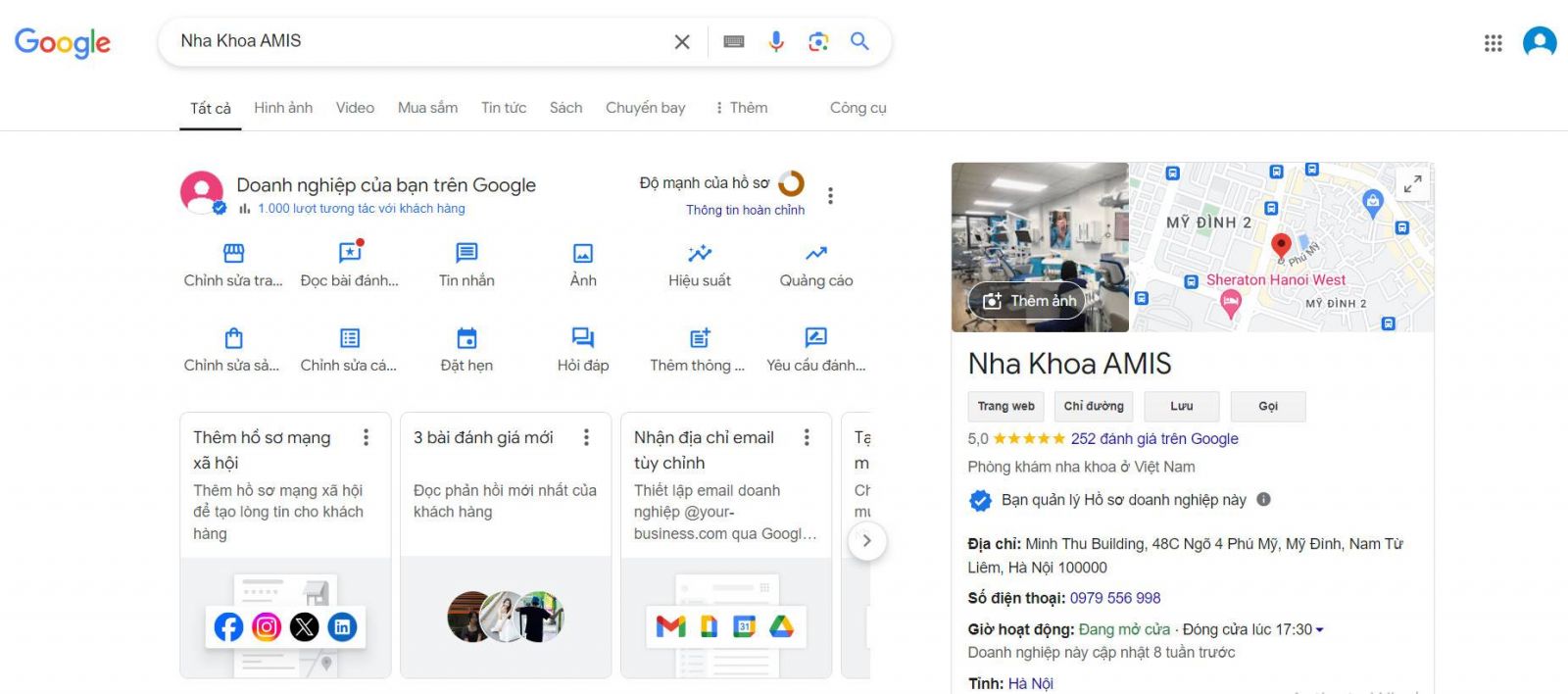 hình ảnh dự án đã triển khai dịch vụ Google Map