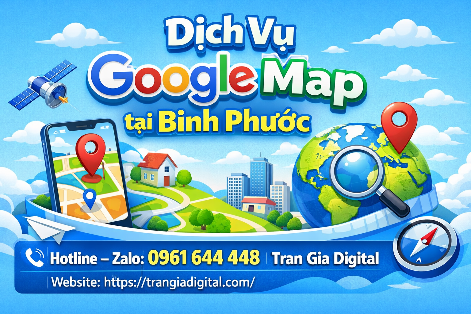 Dịch vụ Google Map tại Bình Phước