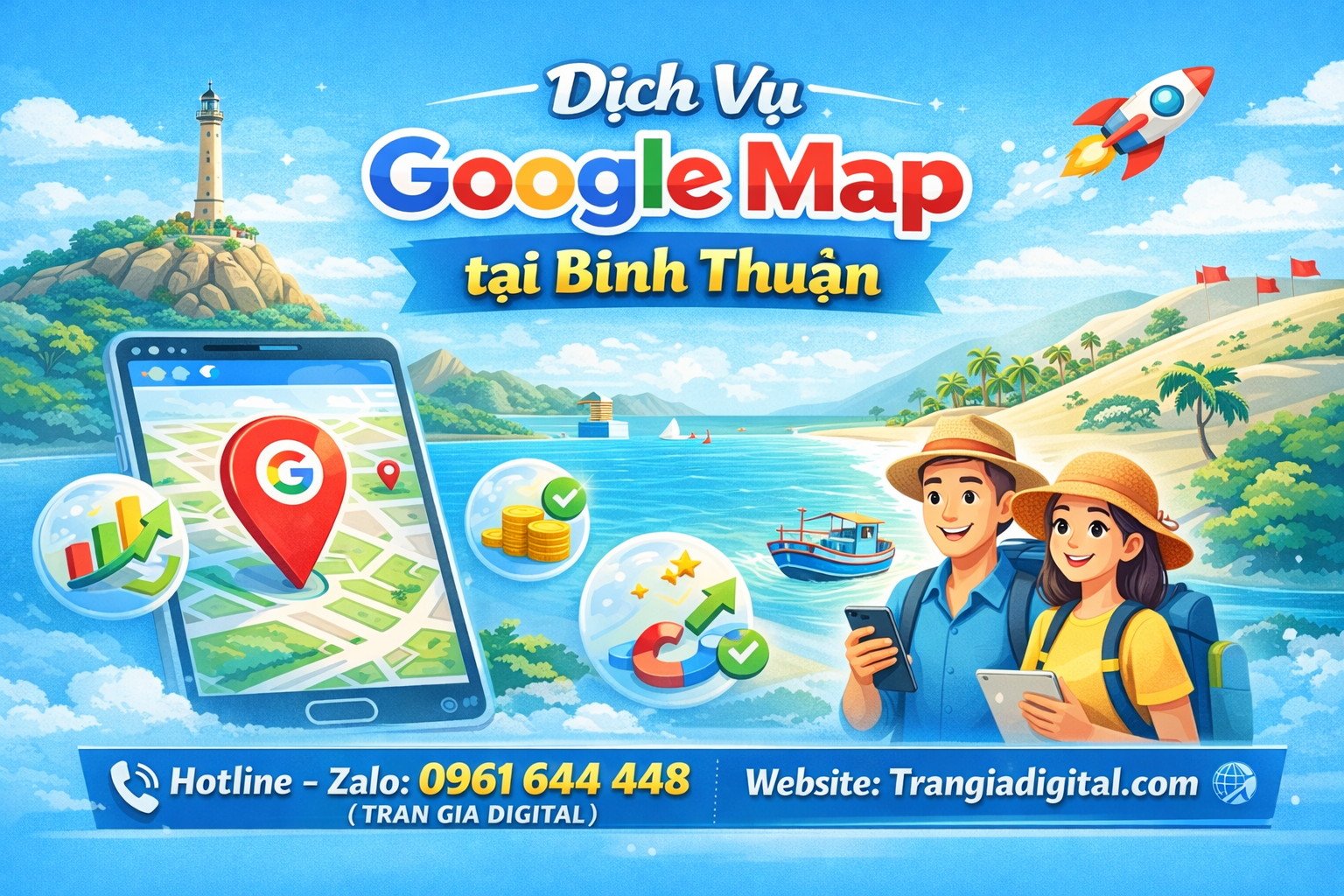Dịch vụ Google Map tại Bình Thuận