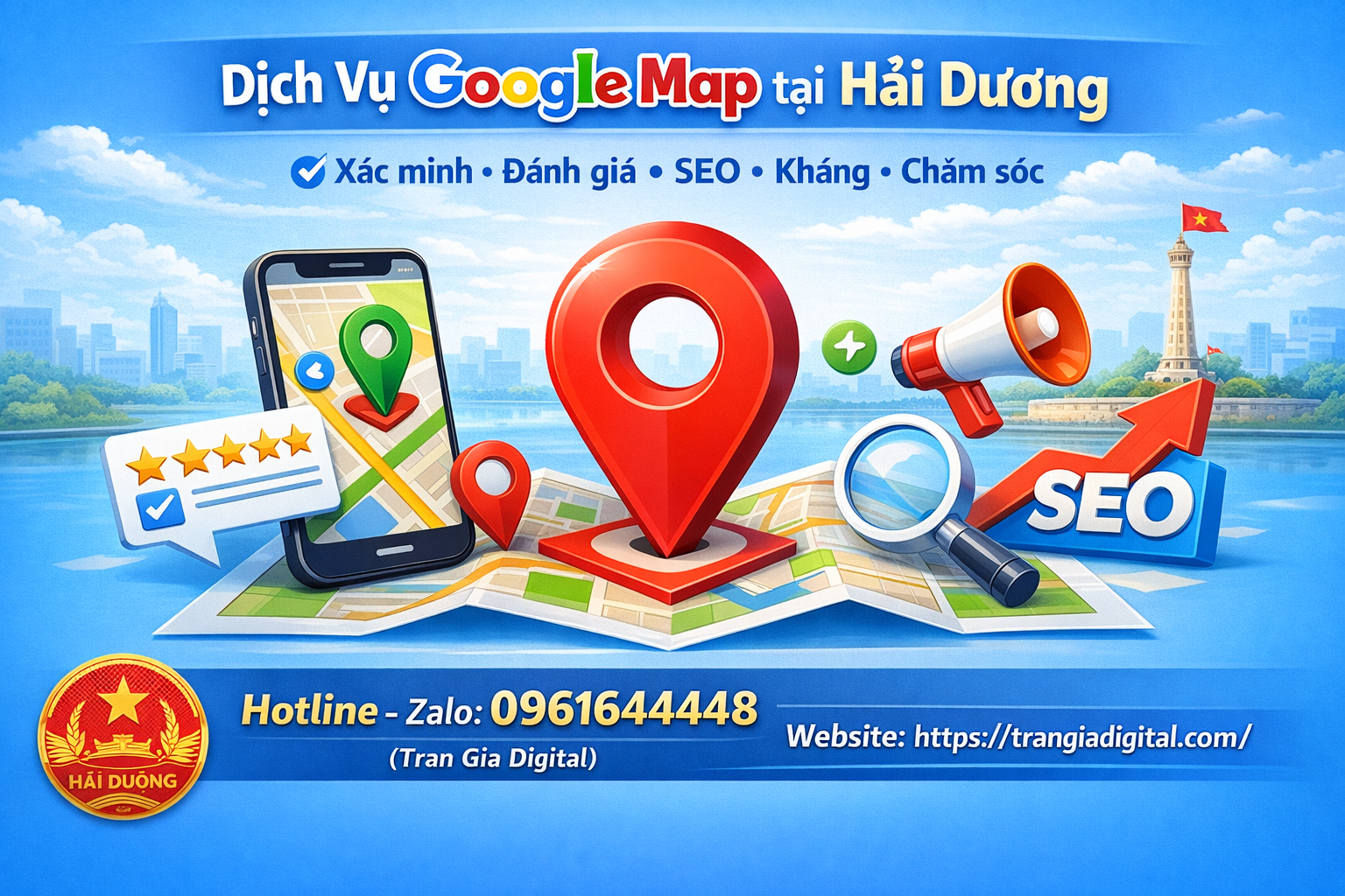 Dịch vụ Google Map tại Hải Dương