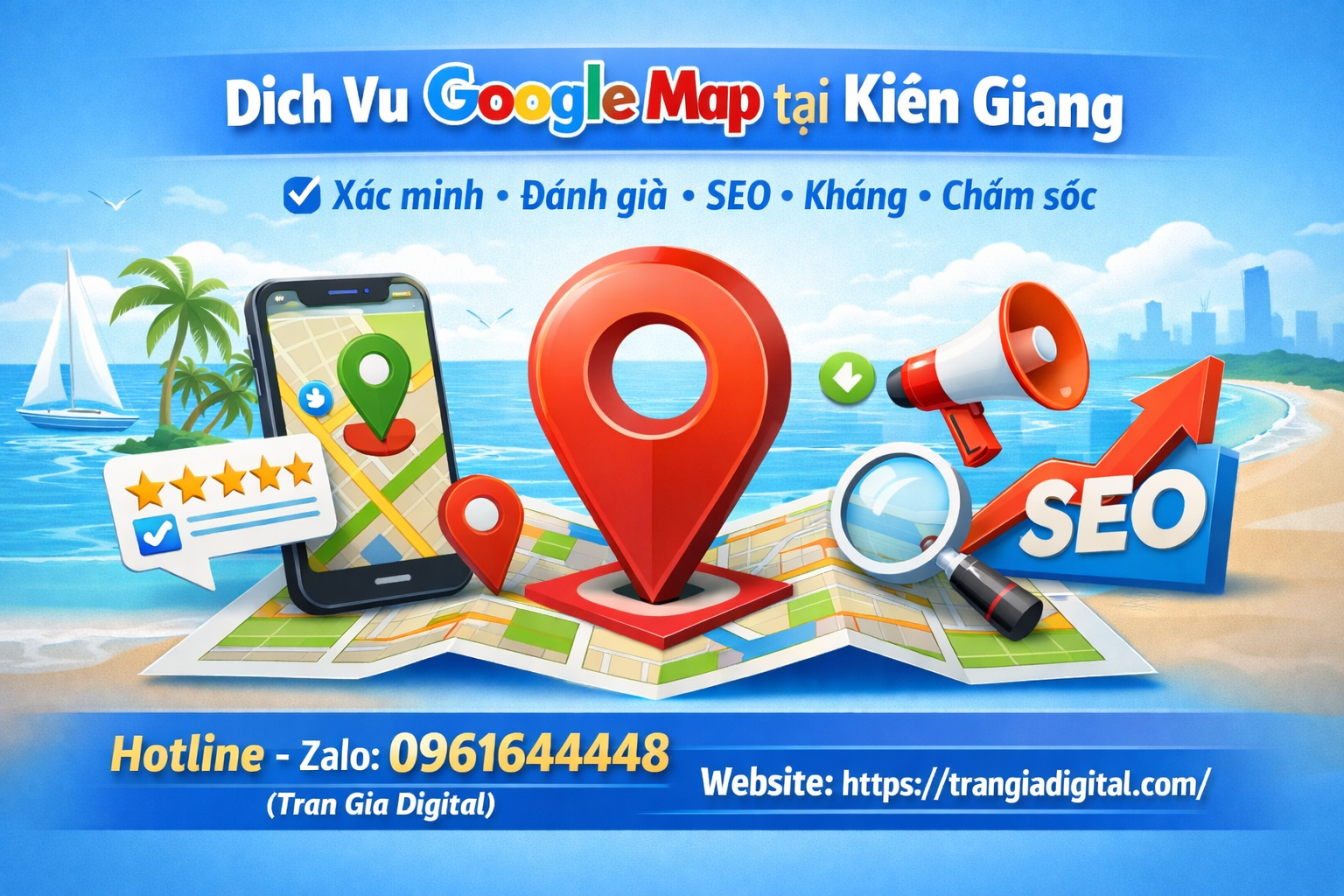 Dịch vụ Google Map tại Kiên Giang