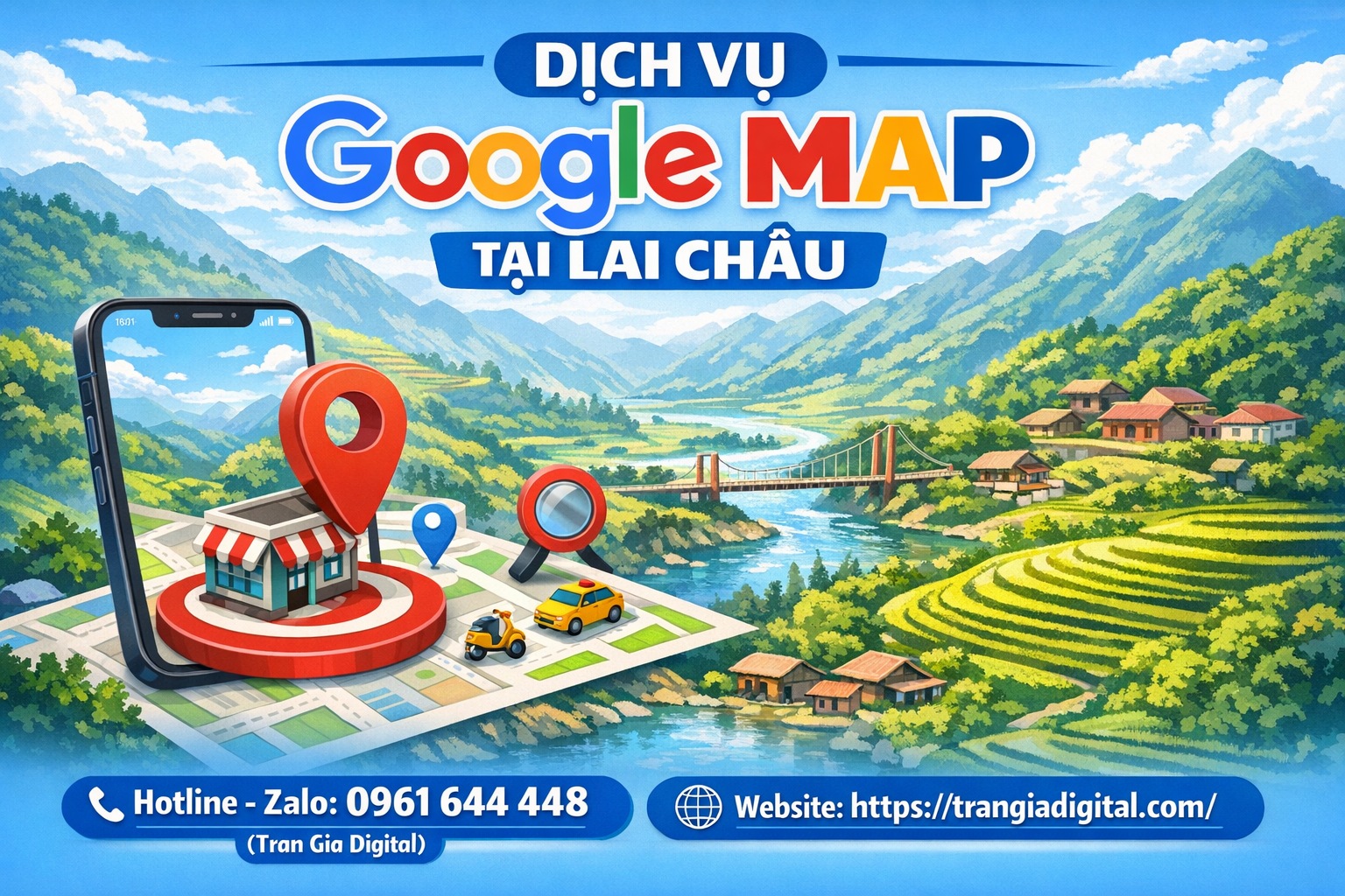 Dịch vụ Google Map tại Lai Châu