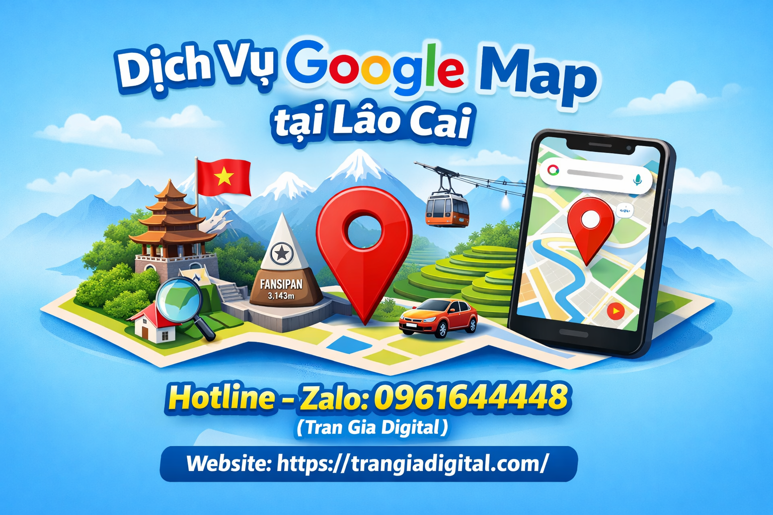 dịch vụ Google Map tại Lào Cai