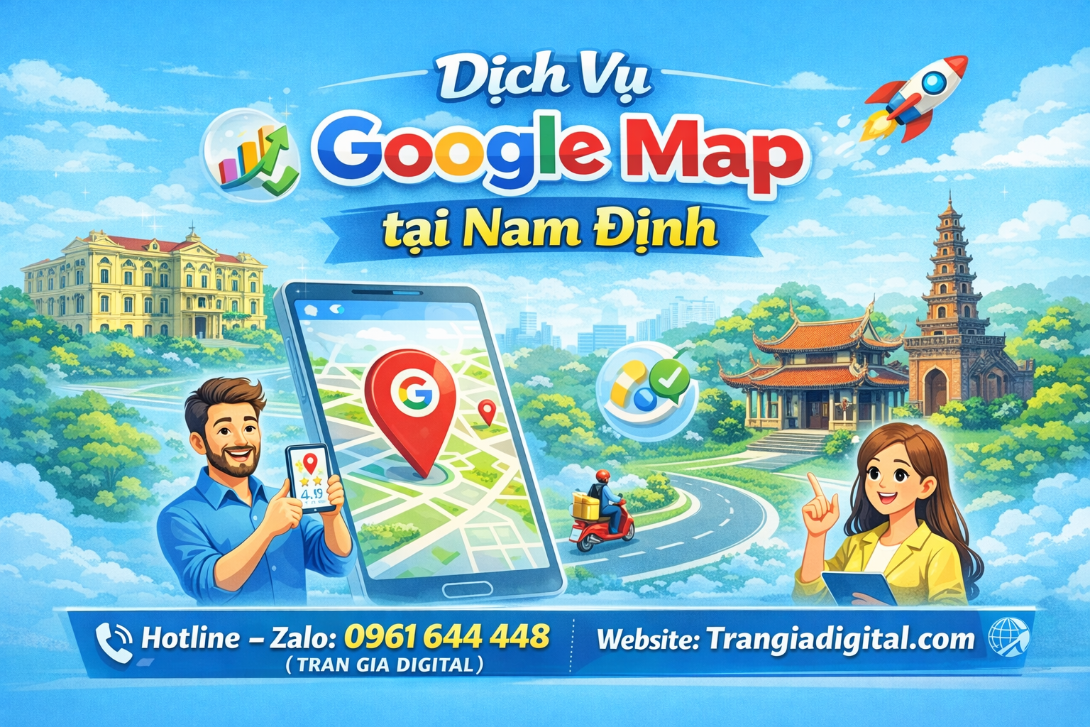 Dịch vụ Google Map tại Nam Định