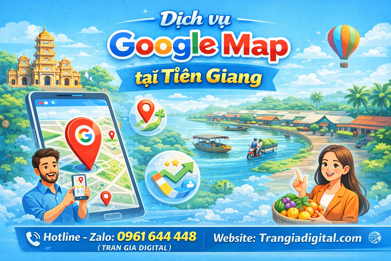 dịch vụ Google Map tại Tiền Giang