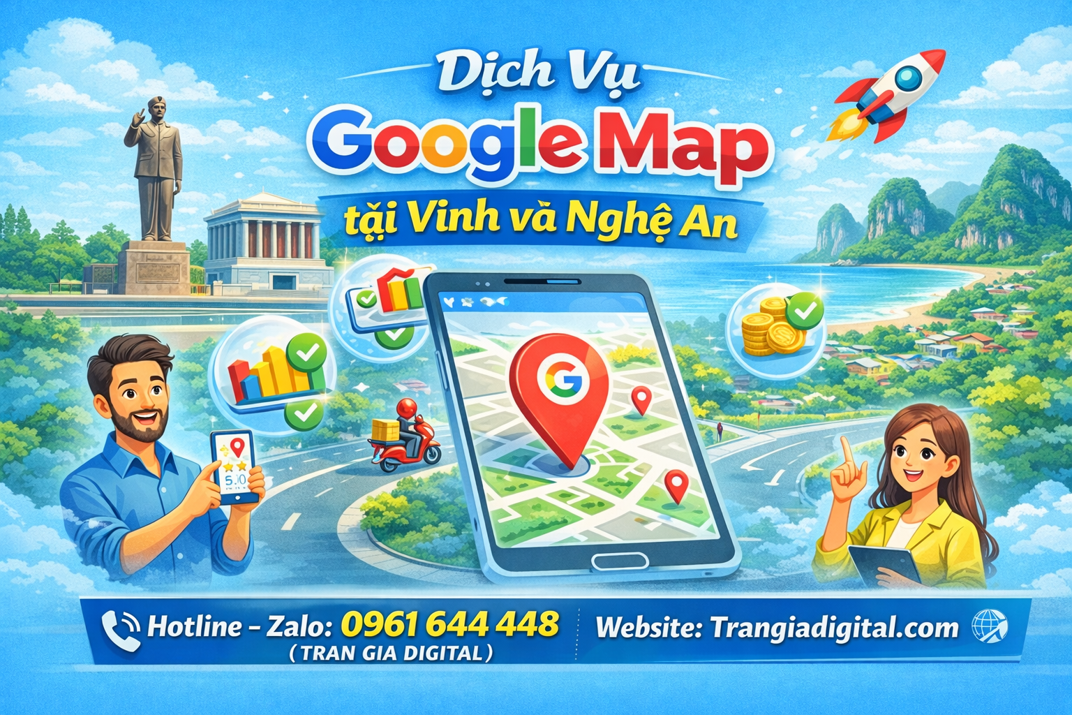 Dịch vụ Google Map tại Vinh và Nghệ An