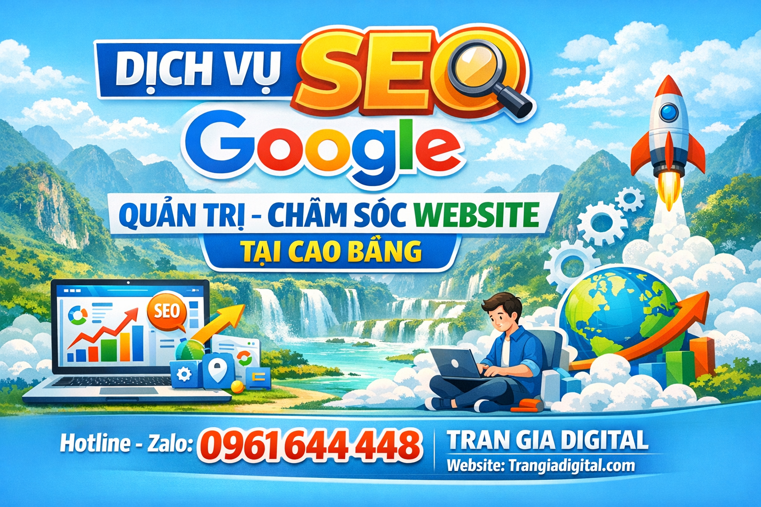 Dịch Vụ SEO Google, Quản Trị Chăm Sóc Website Tại Cao Bằng