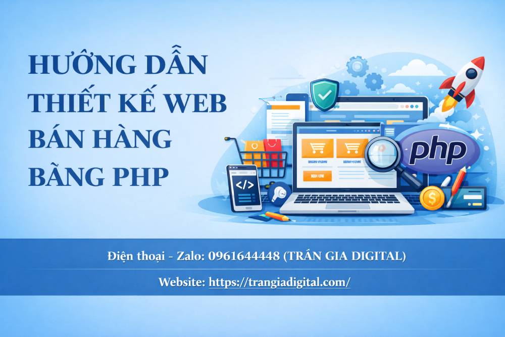 Hướng dẫn thiết kế web bán hàng bằng PHP chuẩn SEO cho người mới