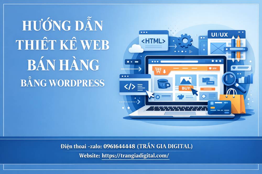 Hướng dẫn thiết kế web bán hàng bằng WordPress