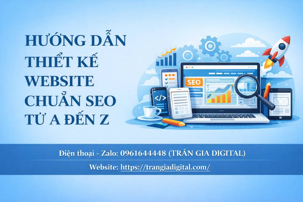 Hướng dẫn thiết kế website chuẩn SEO từ A đến Z mới nhất 