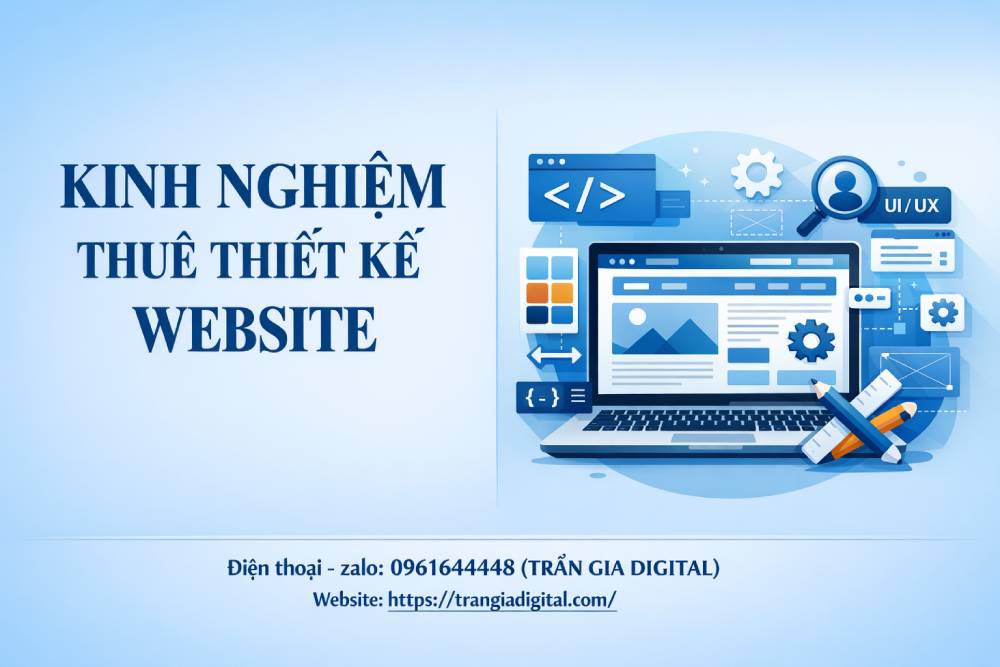 Kinh nghiệm thuê thiết kế website chuẩn SEO chuyên nghiệp từ A - Z