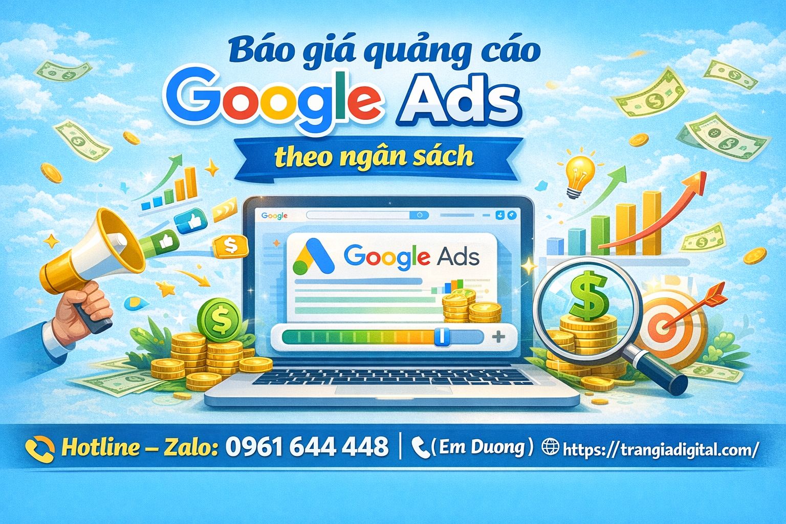 Bảng giá chạy quảng cáo Google Ads