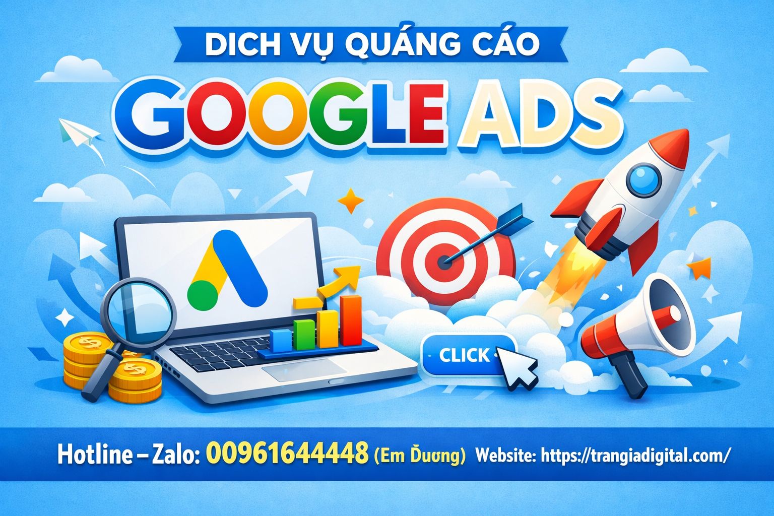 dịch vụ chạy quảng cáo Google Ads tại Trần Gia Digital