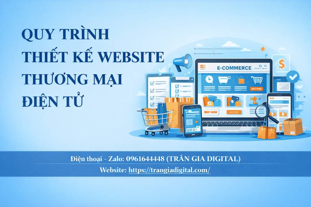 Quy trình thiết kế website thương mại điện tử chuẩn SEO chuyên nghiệp