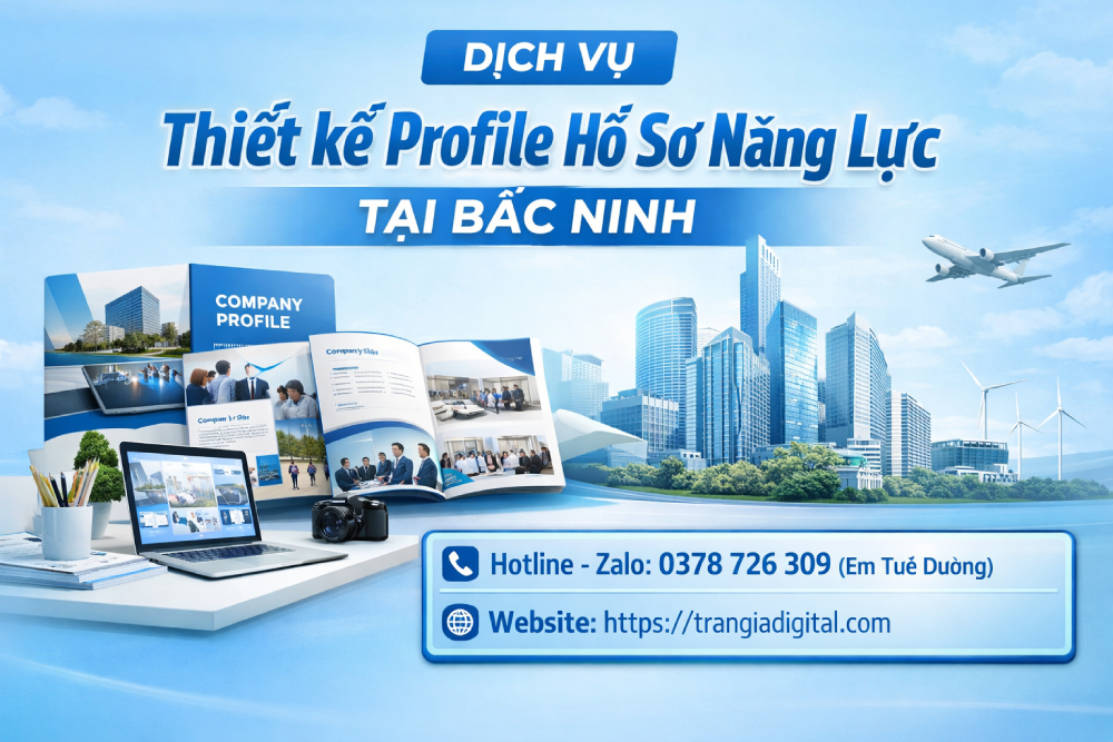 Thiết kế profile hồ sơ năng lực tại Bắc Ninh