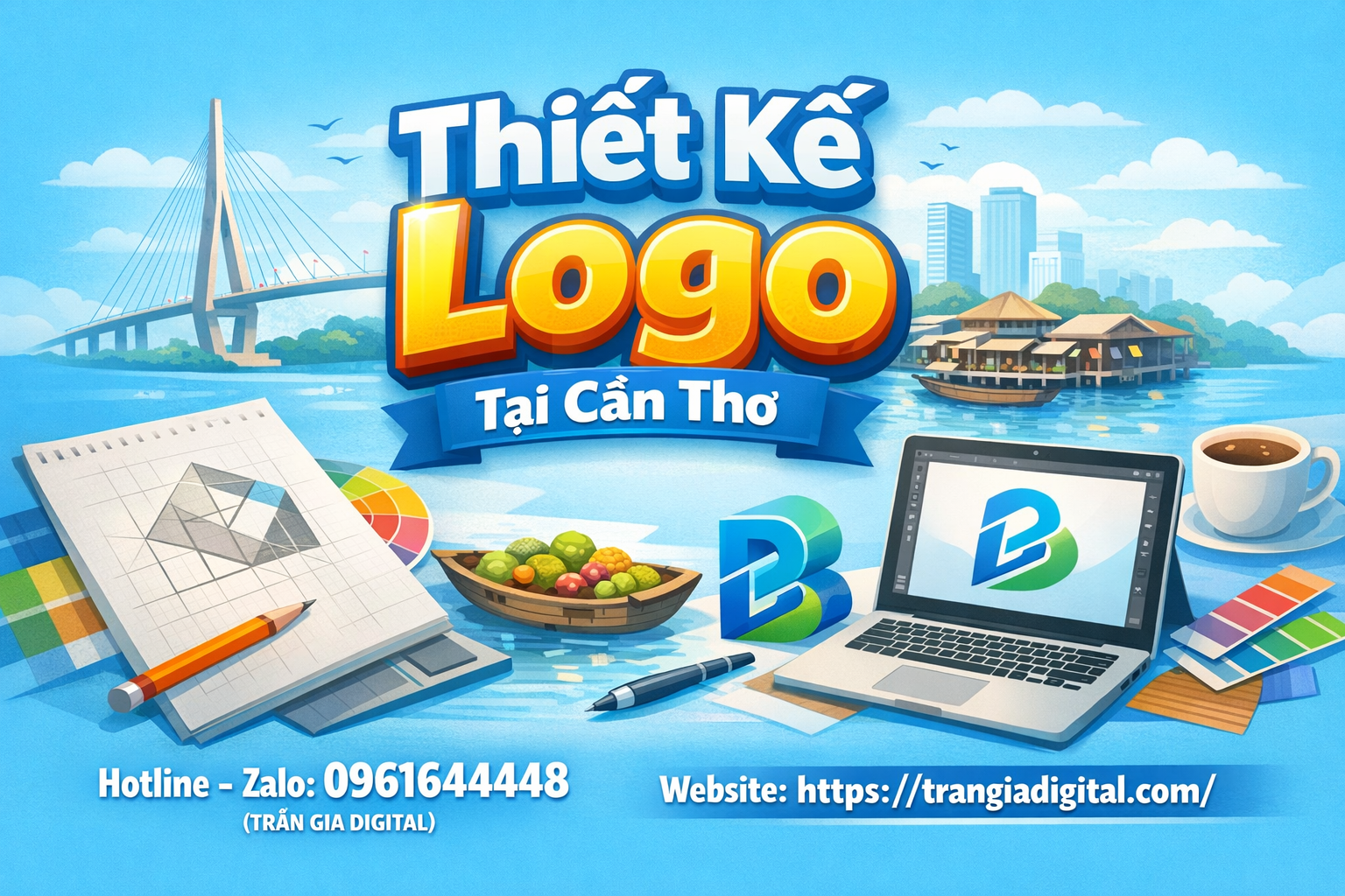 Thiết kế logo tại Cần Thơ chuyên nghiệp, sáng tạo uy tín