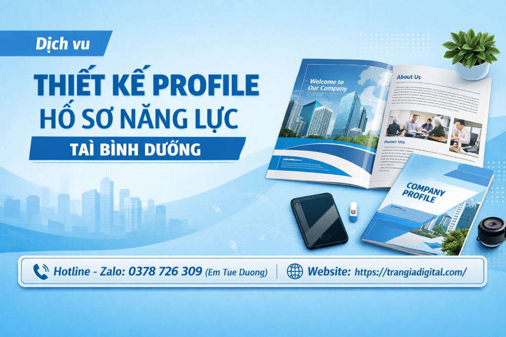 Thiết kế profile hồ sơ năng lực tại Bình Dương