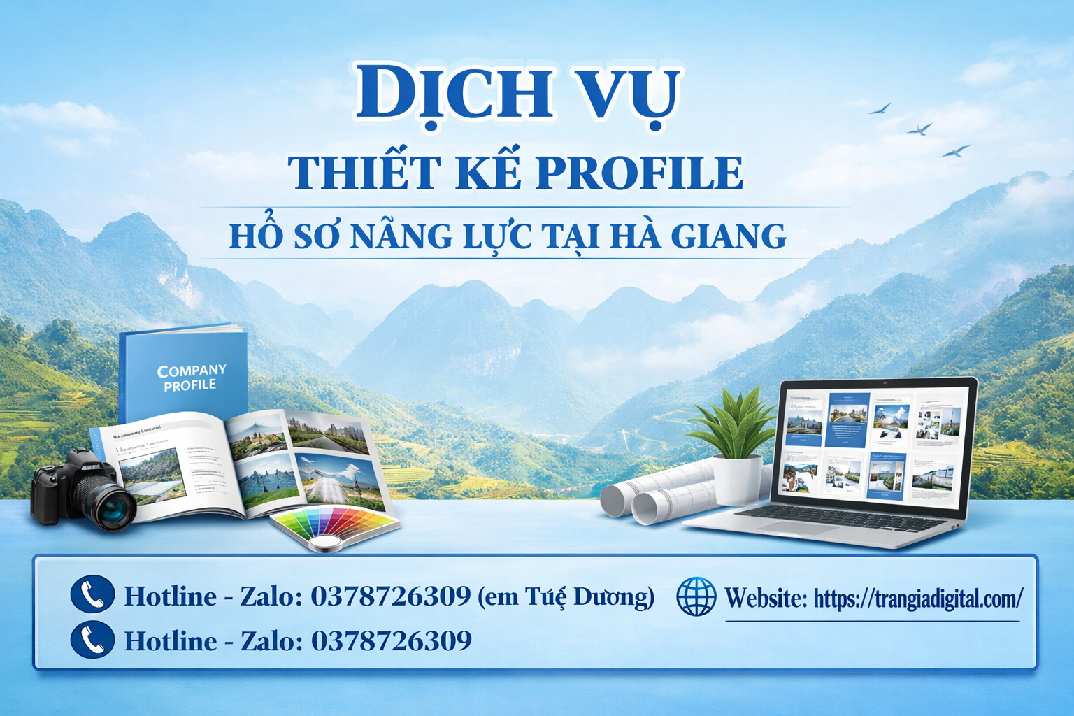 Thiết kế profile hồ sơ năng lực tại Hà Giang