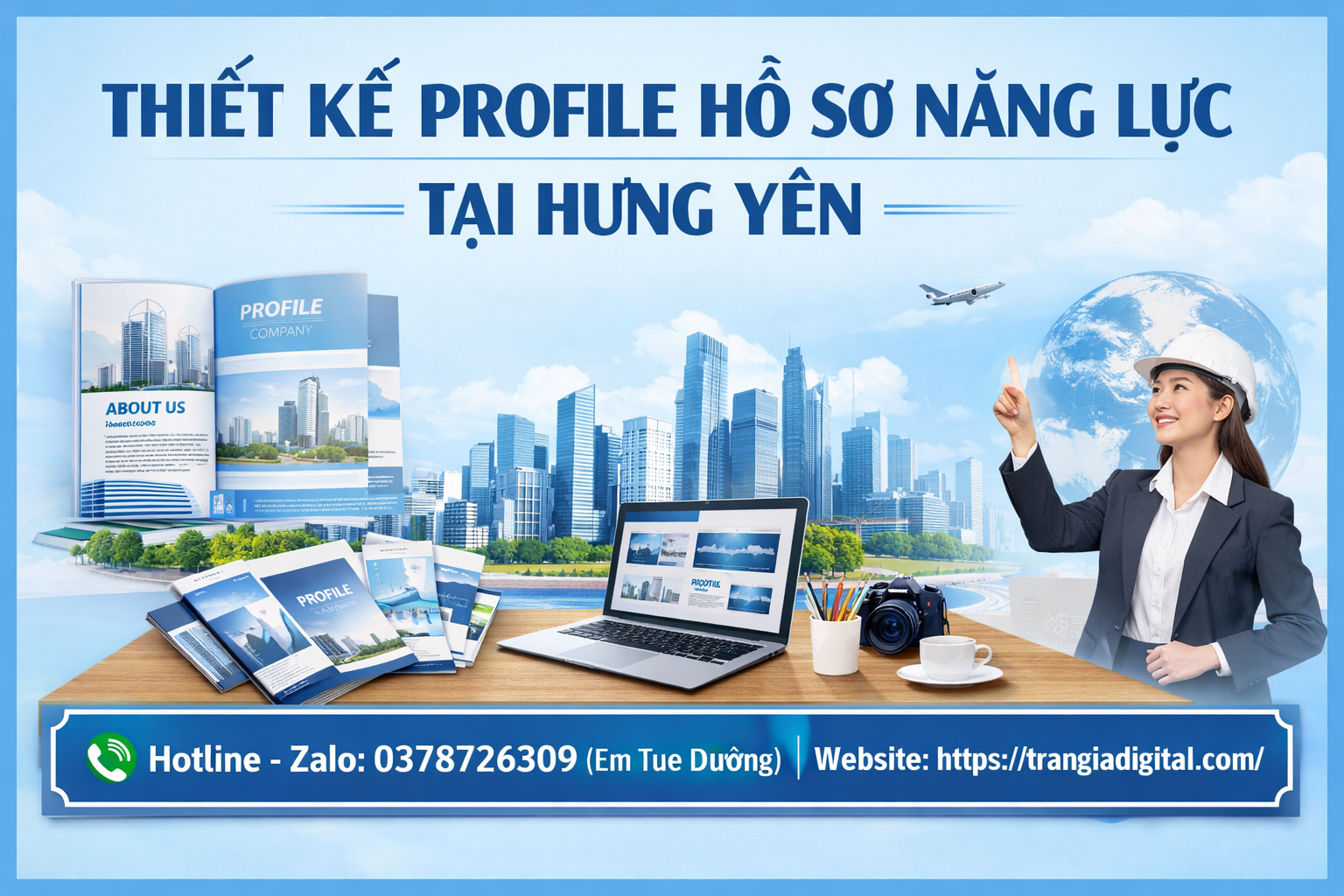 Thiết kế profile hồ sơ năng lực tại Hưng Yên