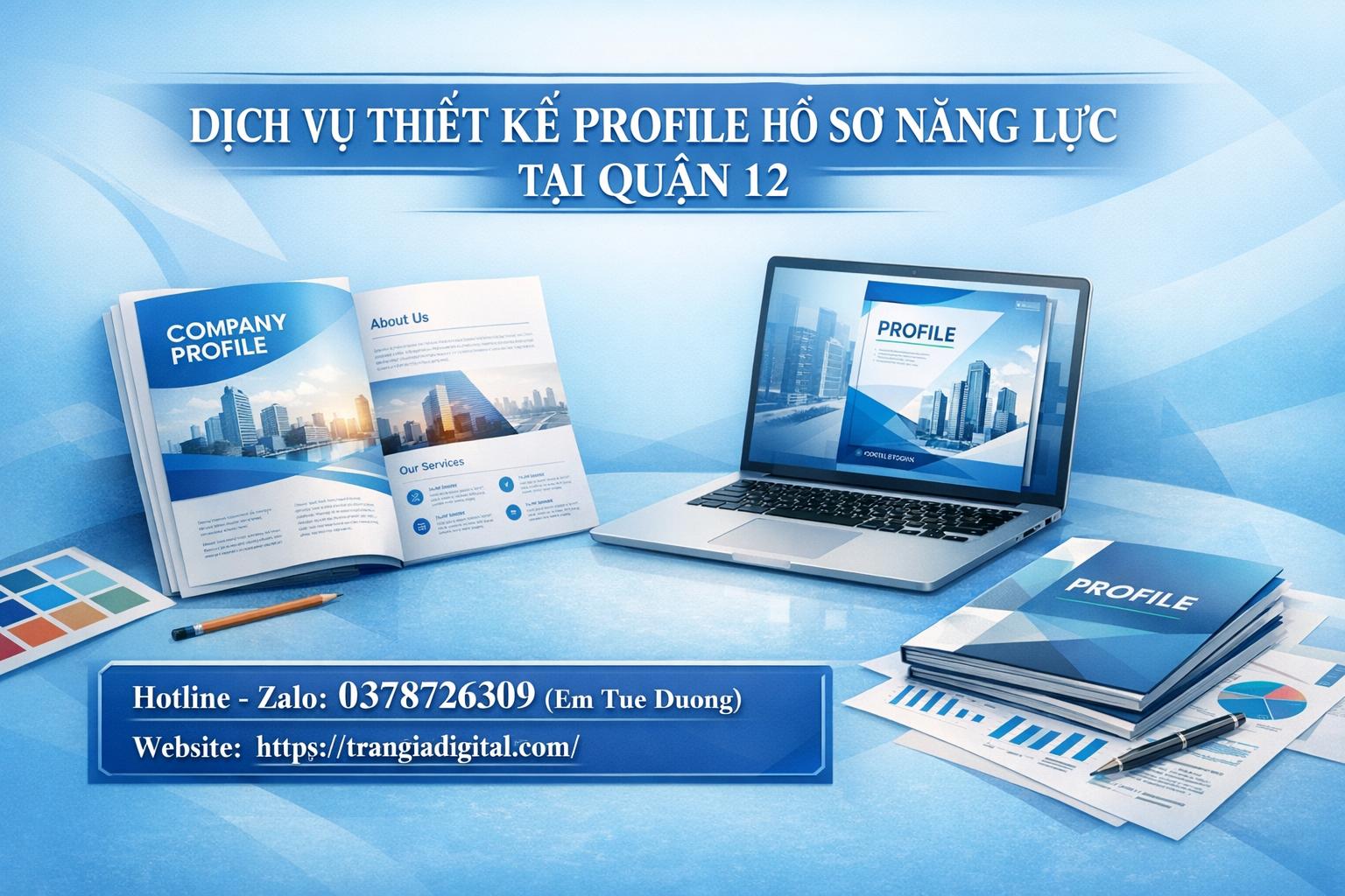 Thiết kế profile hồ sơ năng lực tại Quận 12
