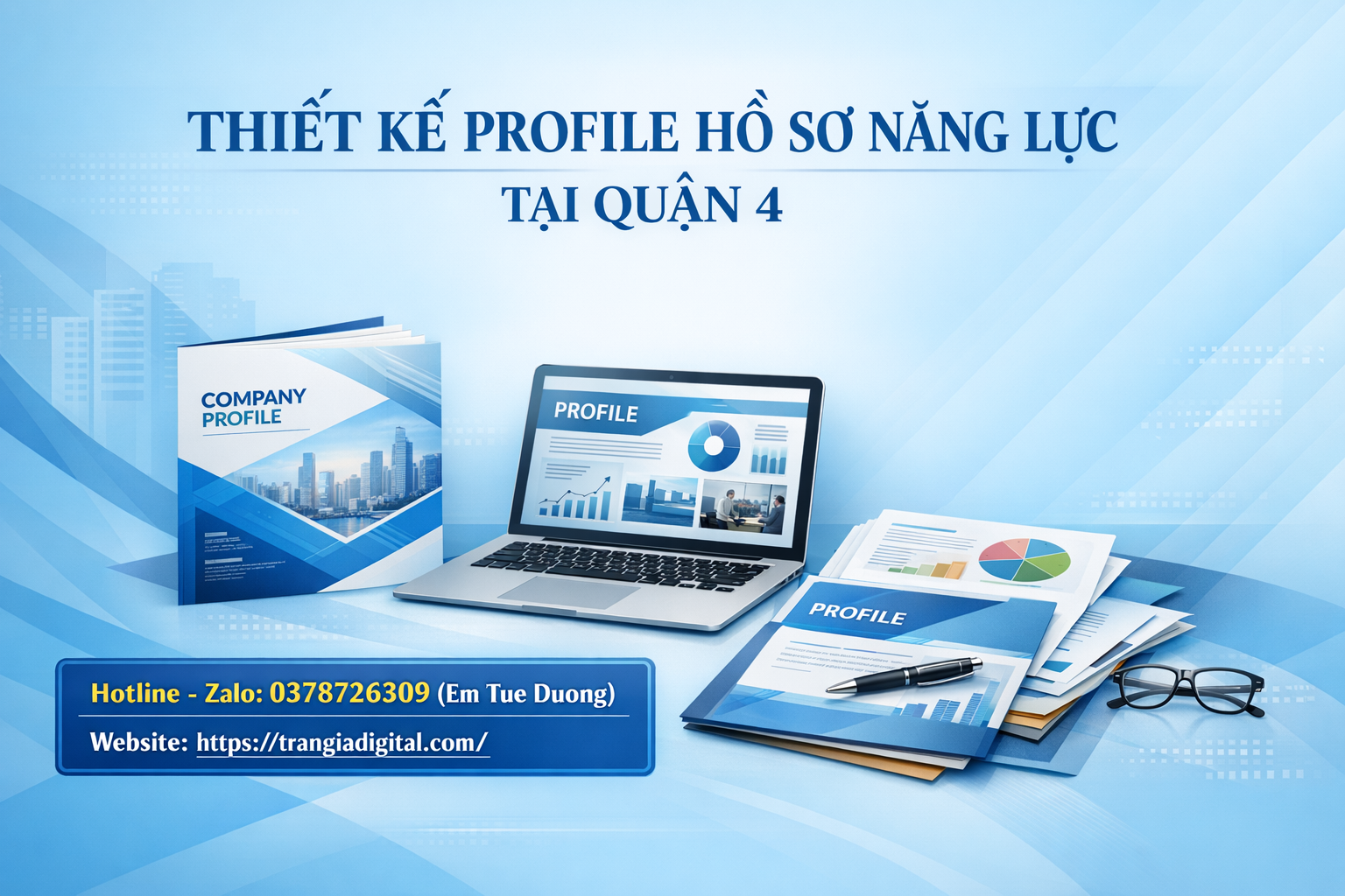 Thiết kế profile hồ sơ năng lực tại Quận 4