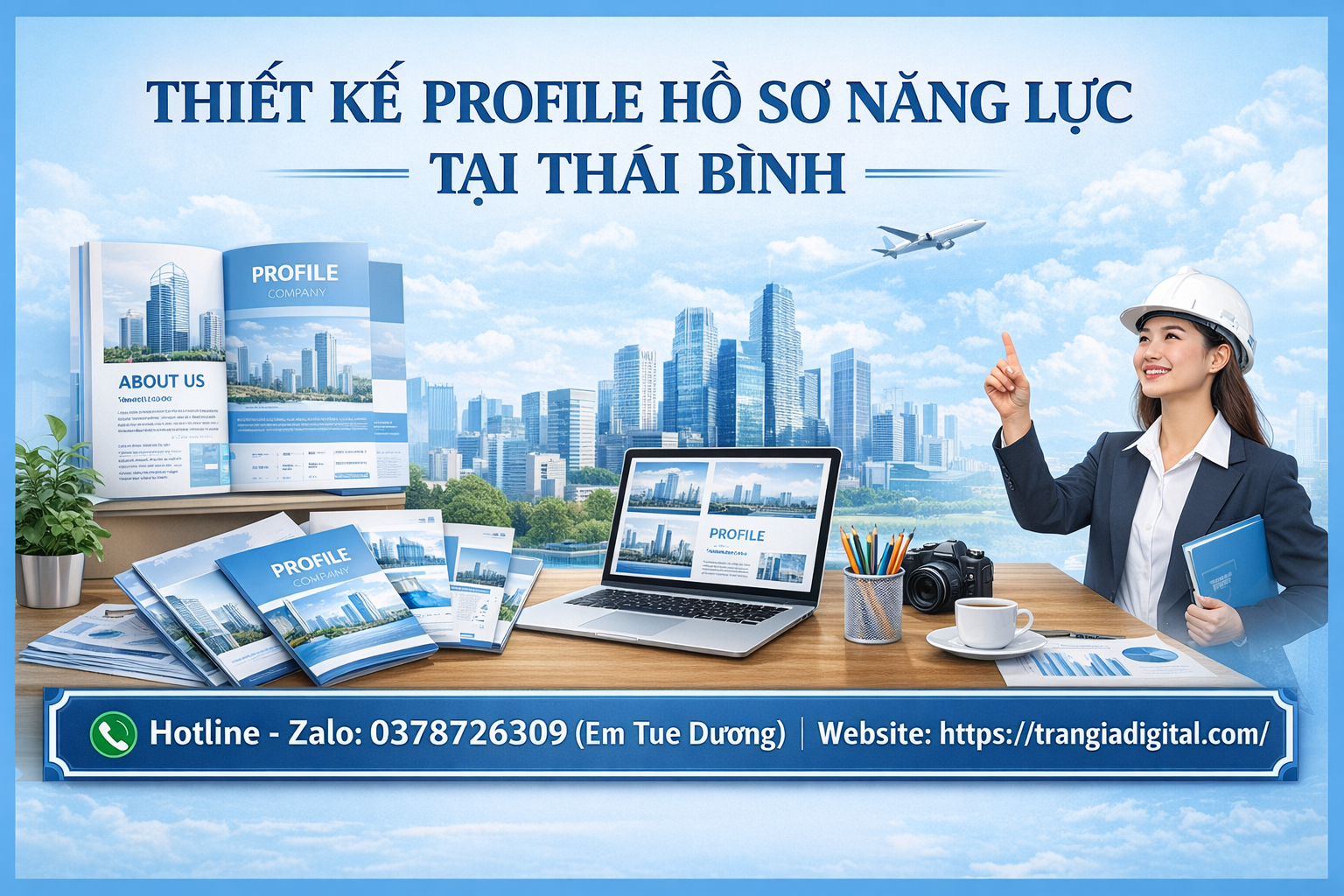 Thiết kế profile hồ sơ năng lực tại Thái Bìn