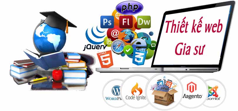 thiết kế website gia sư