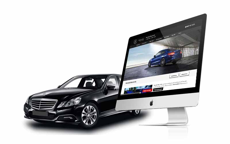thiết kế website ngành ô tô