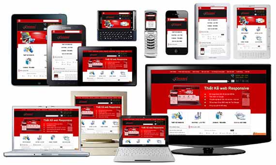 thiết kế website trên di động