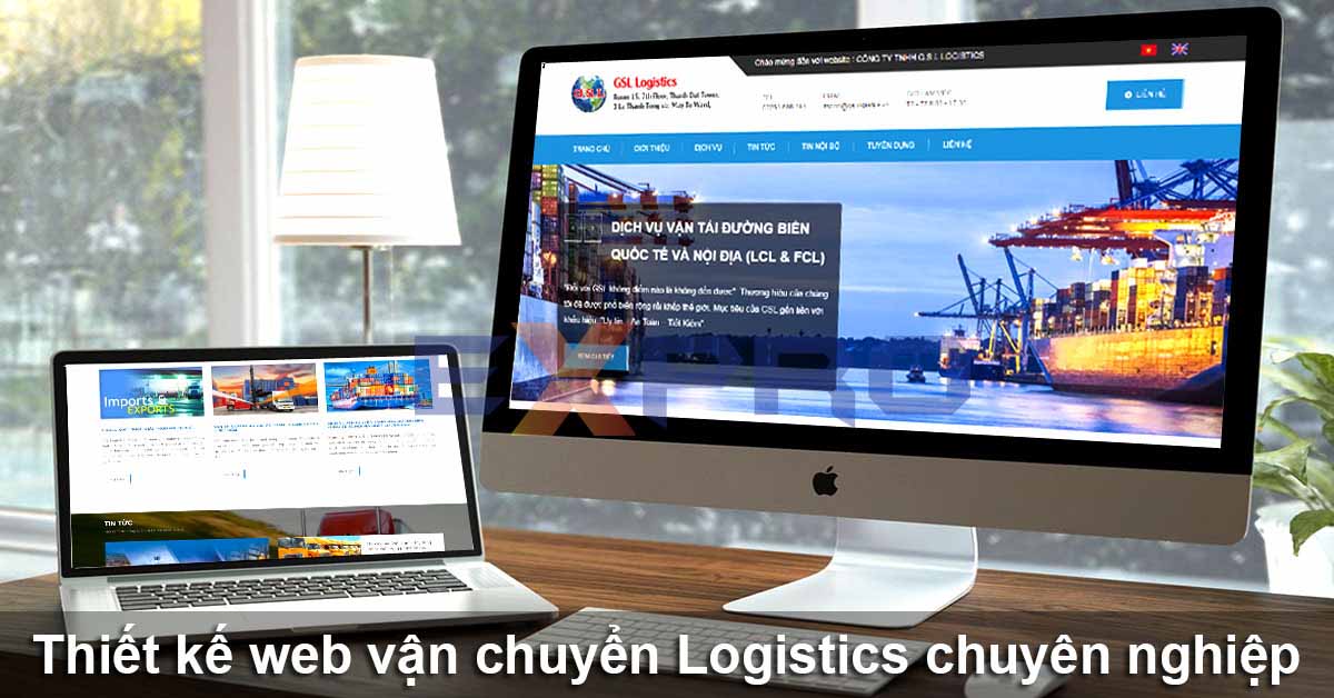 thiết kế website vận chuyển
